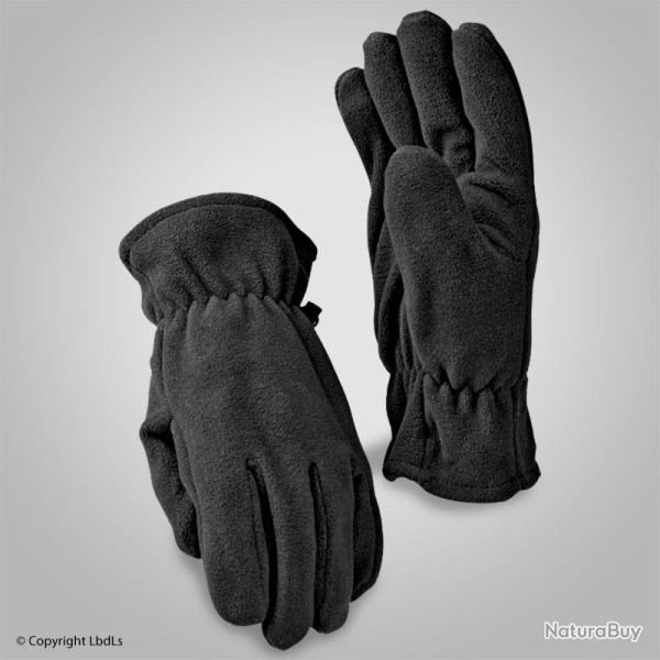 Gants polaire noir