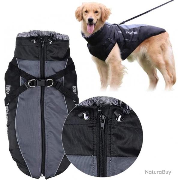 TOP ENCHERE - Manteau pour chien imperm�able et r�fl�chissant - Livraison gratuite et rapide