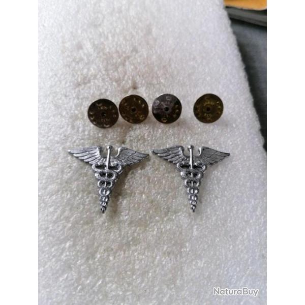 Lot de collars officier arm�e us MEDIC DOCTOR ORIGINAL 1