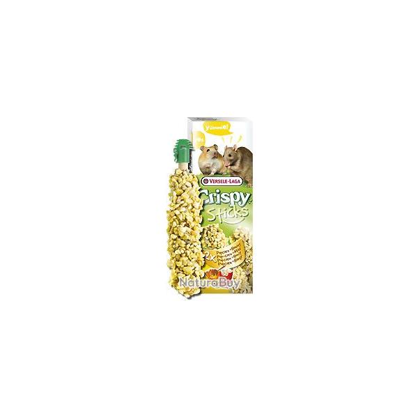STICKS HAMSTERS/RAT POP-CORN ET MIEL X2