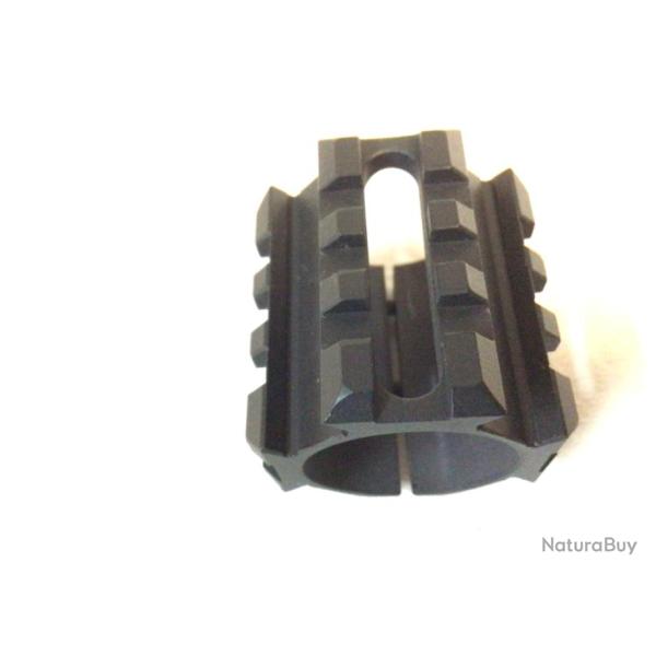 3 rail  21 mm picatinny pour accessoires  lampe ou autre