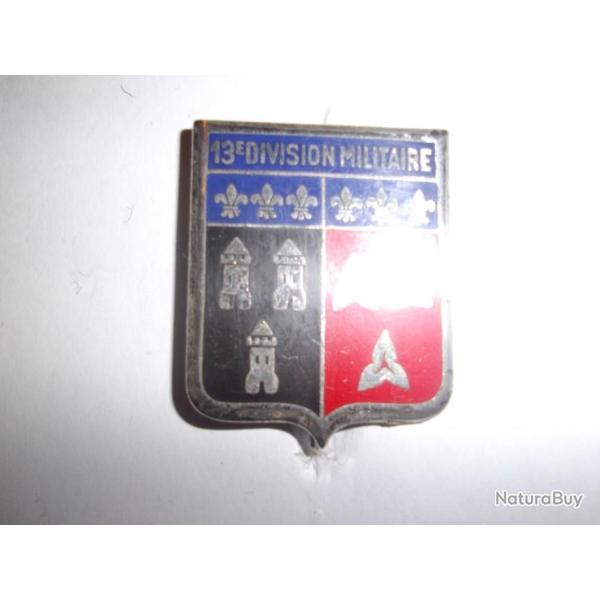 INSIGNE MILITAIRE 13 � DIVISION MILITAIRE