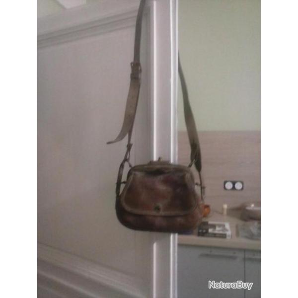 Vd ancien sac a main en cuir