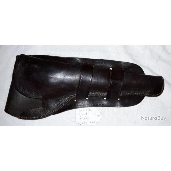 Holster epoque 1880-1890  pour revolver  7#1/2  colt sa a ou remington 1875 et 1890