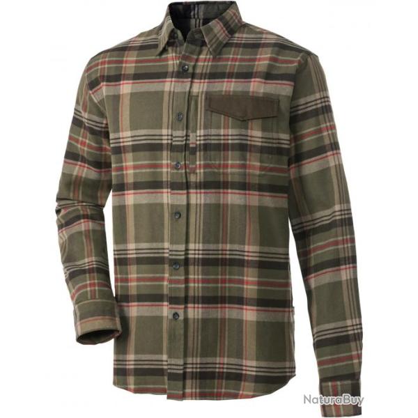 Chemise de chasse Rh�n Couleur Carreaux verts