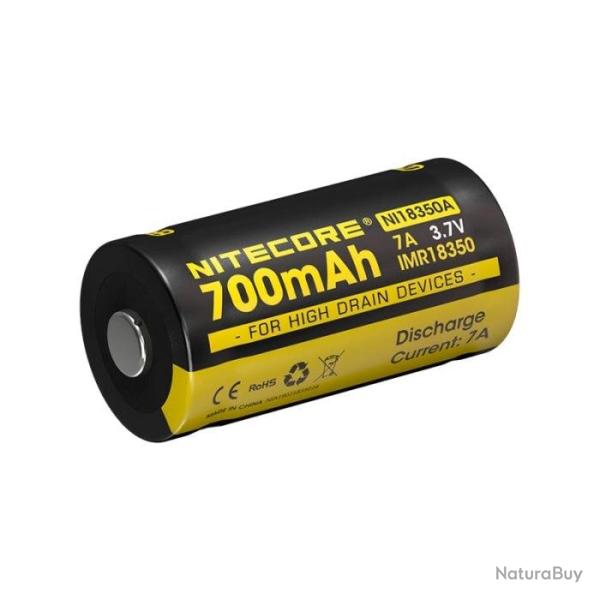 Batterie Nitecore IMR18350 - 700 mAh