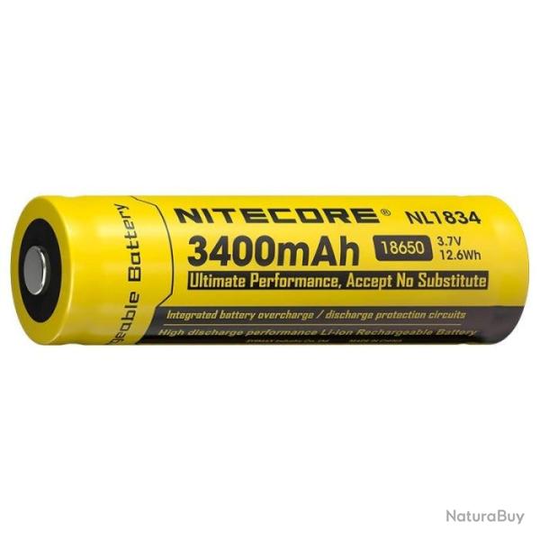 Batterie Nitecore Li-ion 18650 - 3400mAh Default Title
