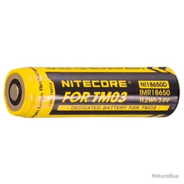 Batterie Nitecore Li-ion 18650 pour TM03 Default Title
