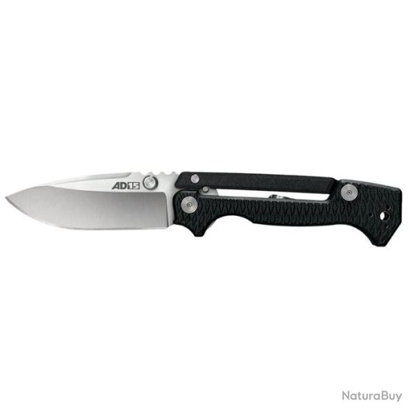 Couteau Cold Steel AD-15 - Lame 89mm Gris / Scorpion Lock - Noir / Tri-Ad Lock