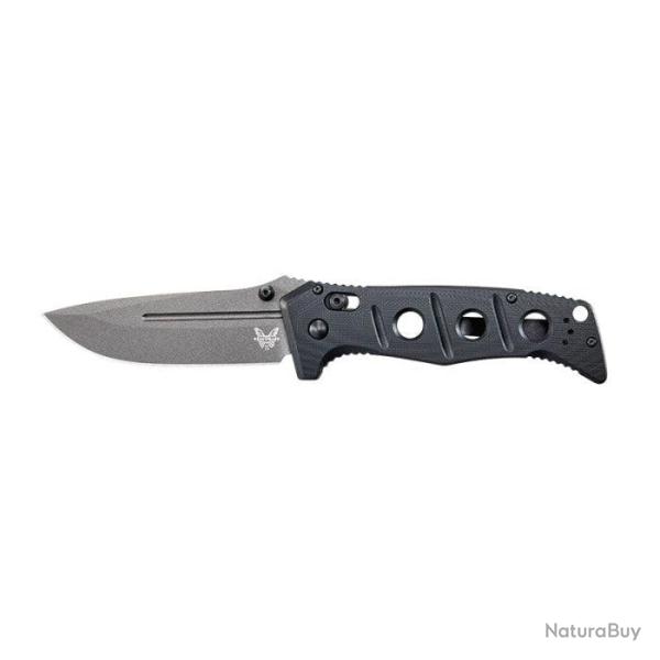 Couteau Benchmade Adamas Sibert - Lame 97mm Gris / Noir - Gris / Noir