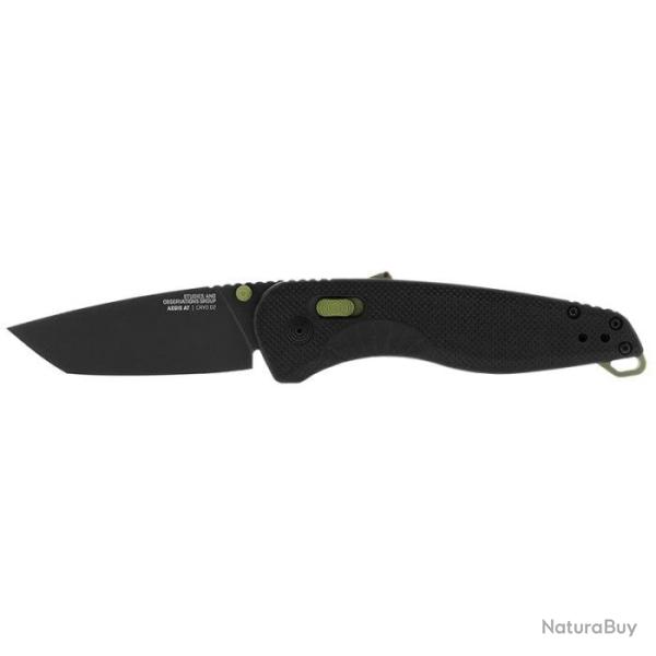 Couteau Sog Aegis AT - Lame 79mm - Noir / Tanto