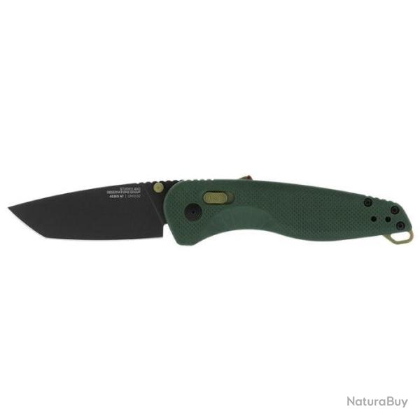 Couteau Sog Aegis AT - Lame 79mm - Vert / Tanto