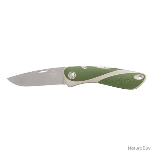 Couteau Wichard Aquaterra Biosourc� - Lame 80mm Sable - Vert