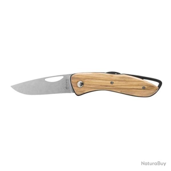 Couteau Wichard Aquaterra Lame Simple - Lame 80mm Bois / Olivier / Ke - Bois / Olivier / Kevlar