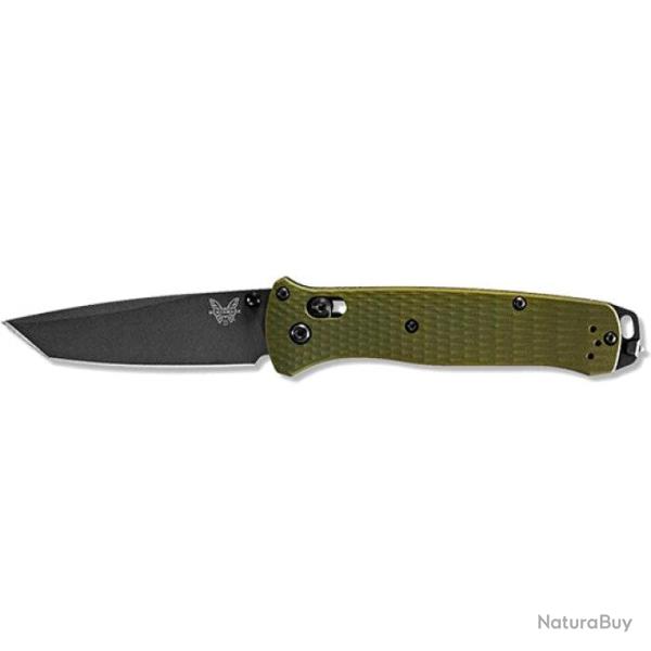 Couteau Benchmade Bailout - Lame 86mm Noir / Gris / Gris - Olive / Gris