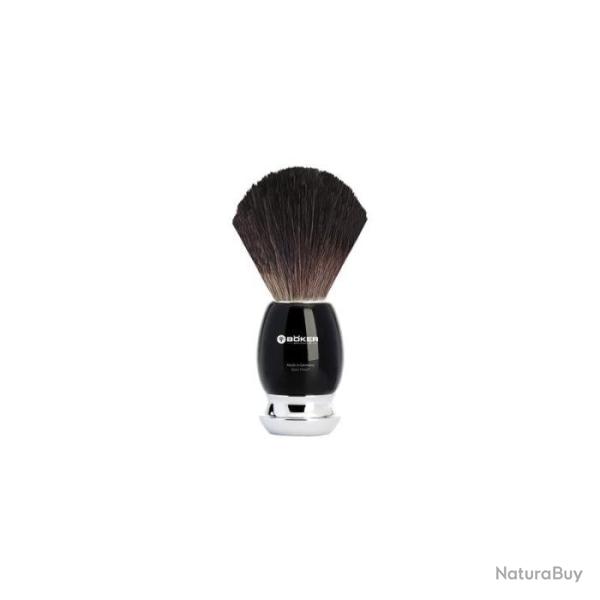 Blaireau Boker Hygiene et Beaute - 30x100mm / Rsine / Noir