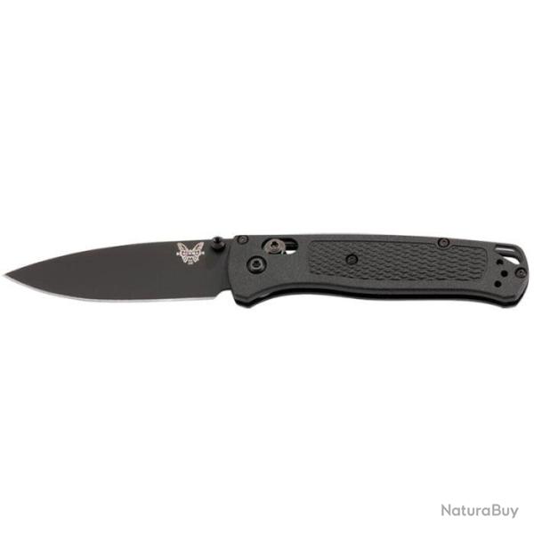 Couteau Benchmade Bugout - Lame 82mm Bleu Fonc� / Grivory / Blanc - Noir / Fibre de Carbone / Noir