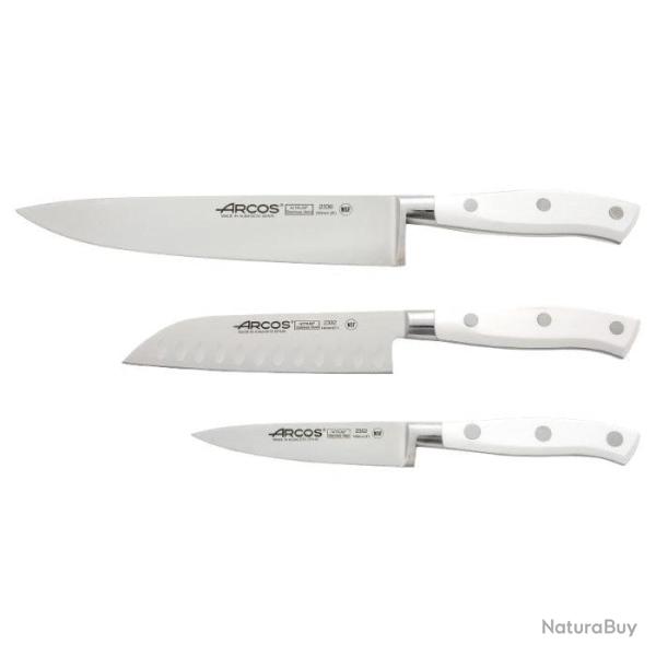 Coffret Couteaux Arcos Riviera Blanc - Blanc