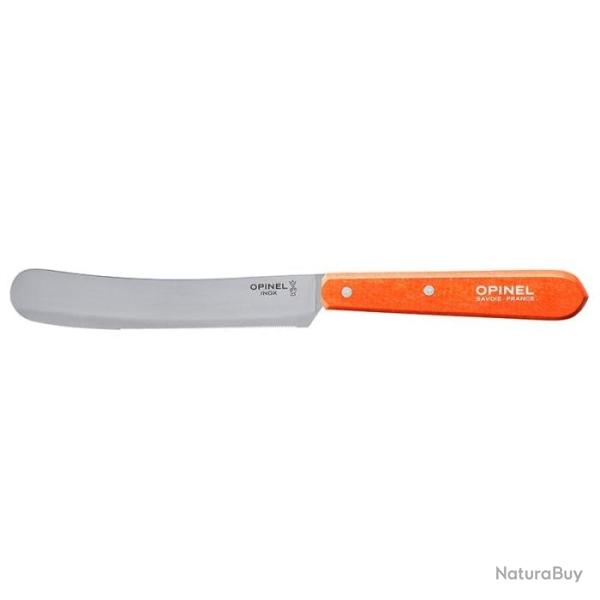Couteau petit-D�jeuner Opinel- Lame 115mm Bois Naturel - Orange