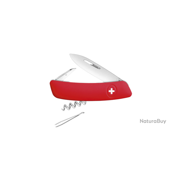 Couteau Suisse Swiza D01 - 6 Fonctions - Rouge