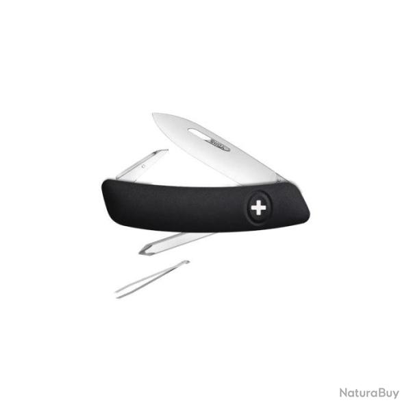 Couteau Suisse Swiza D02 - 6 Fonctions - Noir