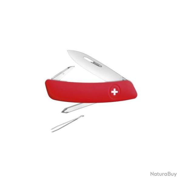 Couteau Suisse Swiza D02 - 6 Fonctions - Rouge