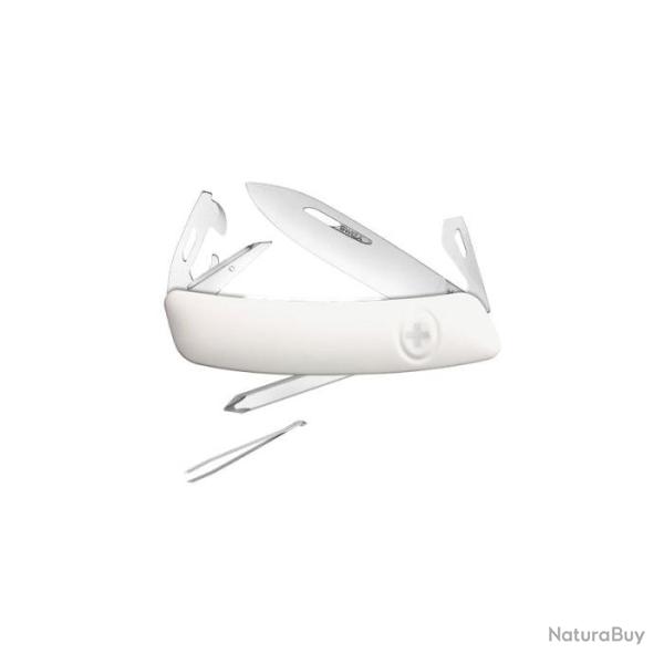 Couteau Suisse Swiza D04 - 11 Fonctions - Blanc