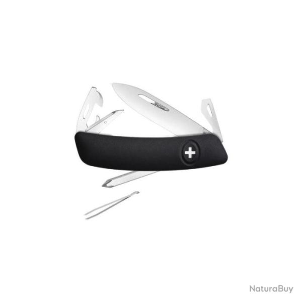 Couteau Suisse Swiza D04 - 11 Fonctions - Noir