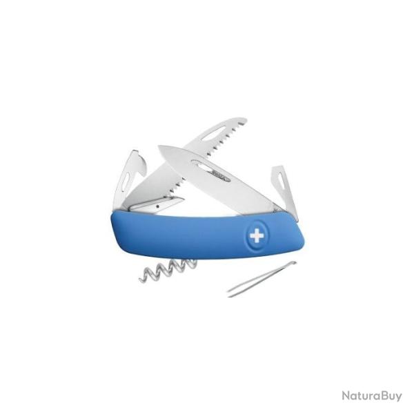 Couteau Suisse Swiza D05 - 12 Fonctions - Bleu