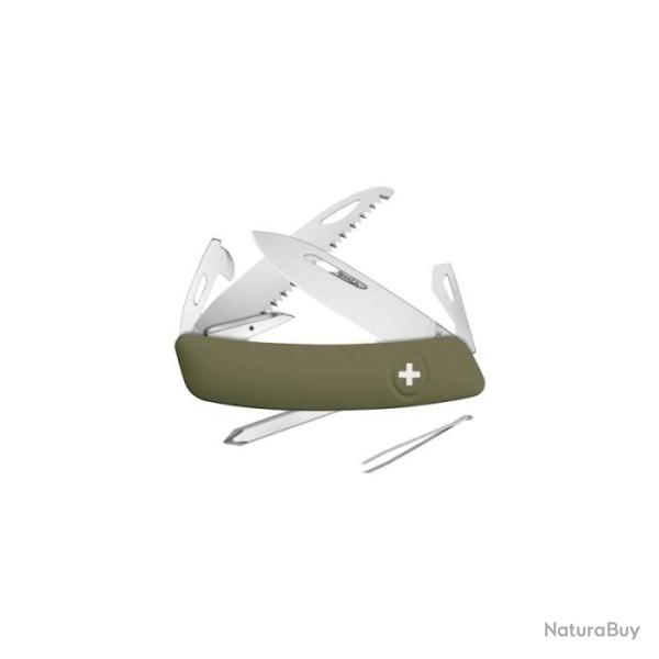 Couteau Suisse Swiza D06 - 12 Fonctions - Olive