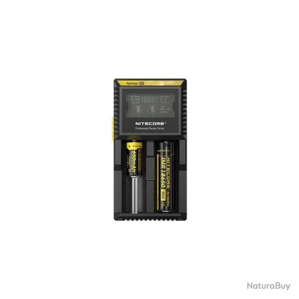 Chargeur Nitecore 2 Batteries