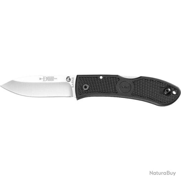 Couteau Kabar Dozier Folding Hunter - Lame 76mm Noir - Noir