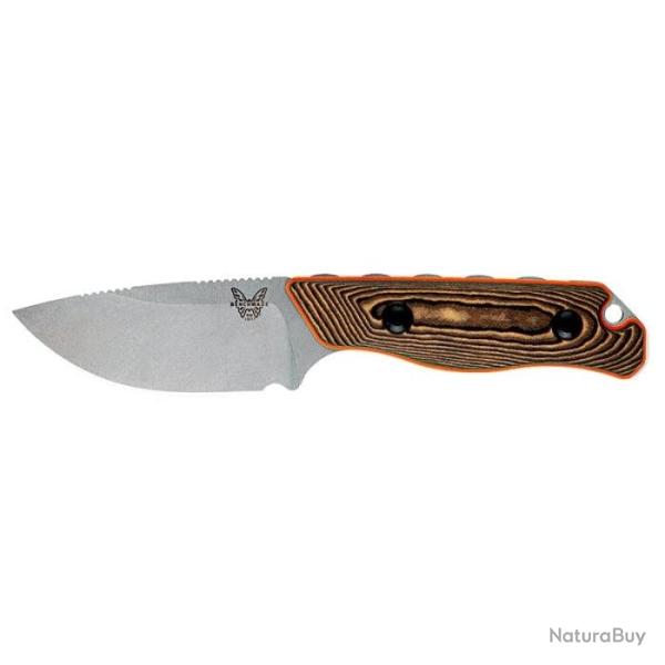 Couteau Benchmade Hidden Canyon Hunter - Lame 71mm Bois Stabilis� - G10/Richtlite