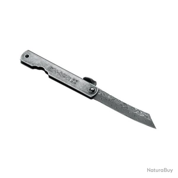 Couteau Boker Higonokami Kinzoku Damascus - Lame 75mm Acier - Acier