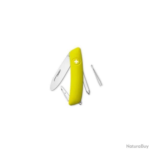 Couteau Suisse Swiza J02 Junior - 6 Fonctions - Vert Pomme