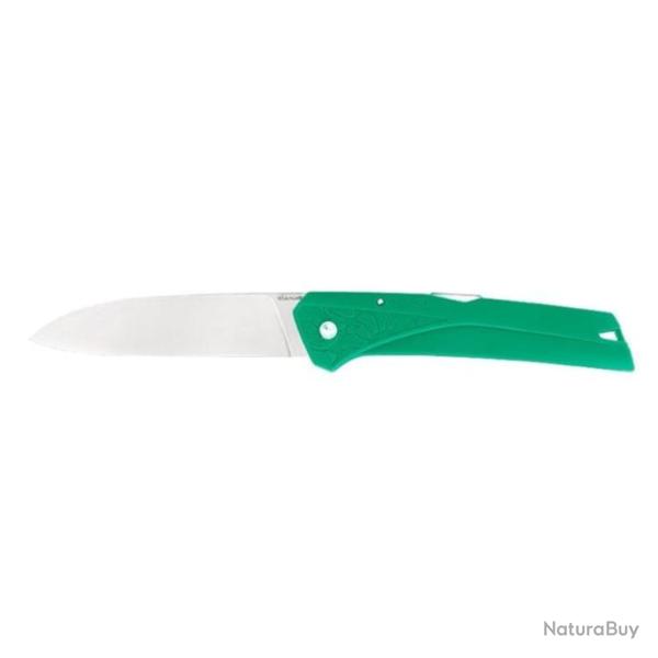 Couteau Florinox Kiana Lame Lisse - Lame 87mm Blanc - Vert