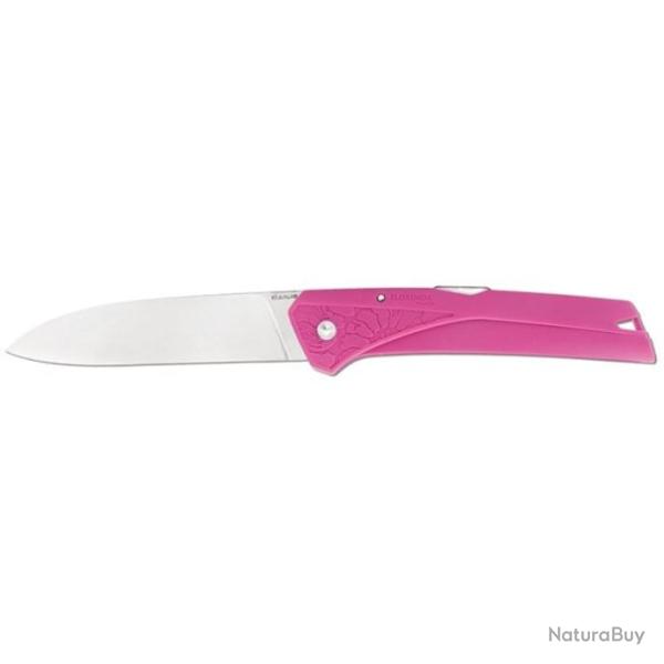 Couteau Florinox Kiana Lame Lisse - Lame 87mm Blanc - Rose