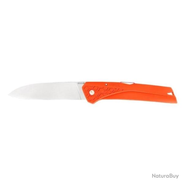 Couteau Florinox Kiana Lame Lisse - Lame 87mm Blanc - Orange