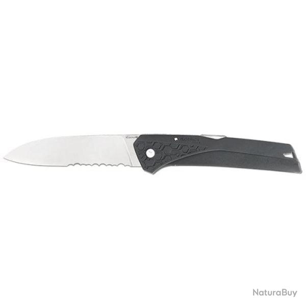 Couteau Florinox Kiana Lame Crant�e - Lame 87mm Bleu - Gris