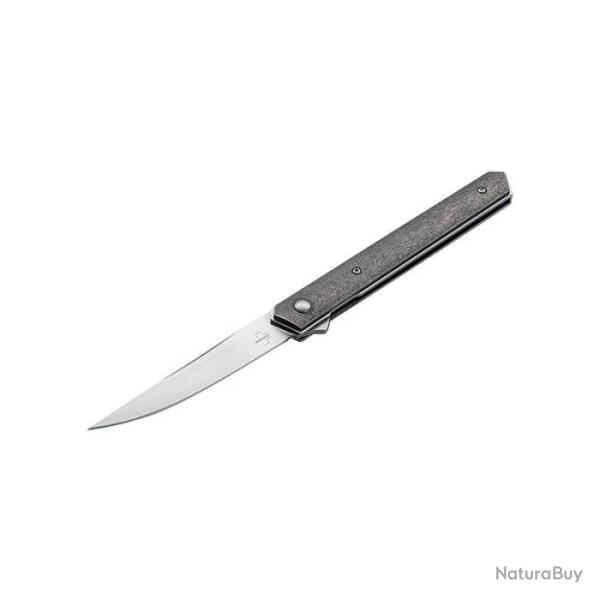 Couteau Boker Plus Kwaiken Air - Lame 90mm Noir - Titane