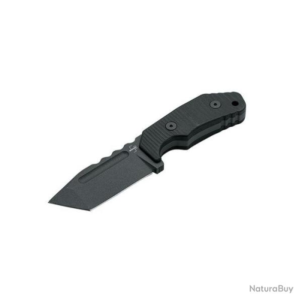 Couteau Boker Plus Little Dvalin Black - Lame 80mm Drop Point - Tanto