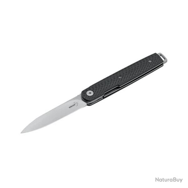 Couteau Boker Plus LRF - Lame 78mm Carbone - Carbone