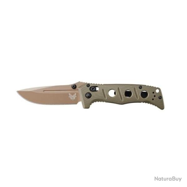 Couteau Benchmade Mini Adamas - Lame 83mm Marron - Marron