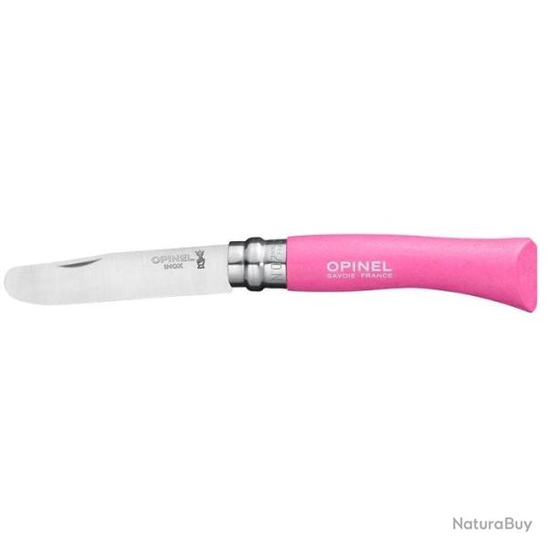 Couteau Opinel Mon Premier Opinel N�07 - Lame 74mm - 6pcs Bleu - Fuchsia