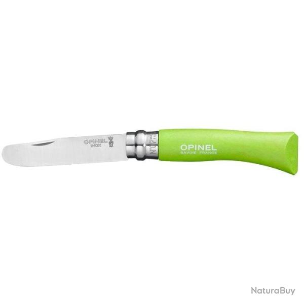 Couteau Opinel Mon Premier Opinel N�07 - Lame 74mm - 6pcs Bleu - Pomme