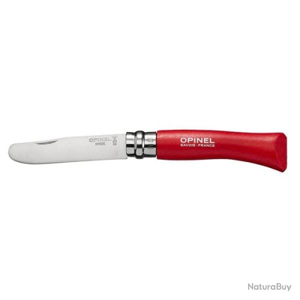 Couteau Opinel Mon Premier Opinel N�07 - Lame 74mm - 6pcs Bleu - Rouge