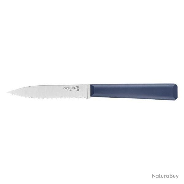 Couteau Office Opinel Crant� n�313 - Lame 100mm Bleu - Bleu