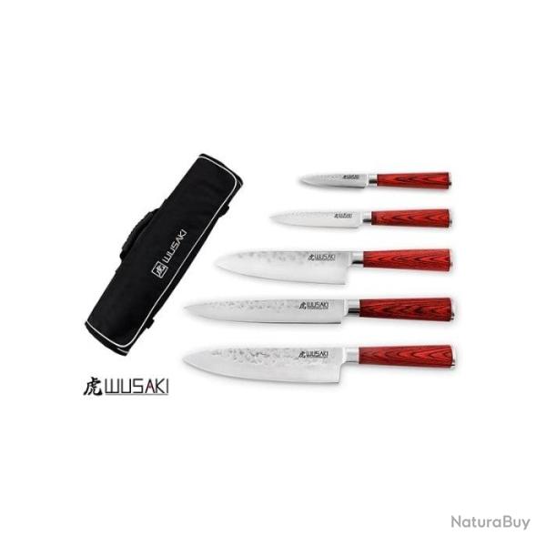 Mallette 5 Couteaux Wusaki Pakka Default Title