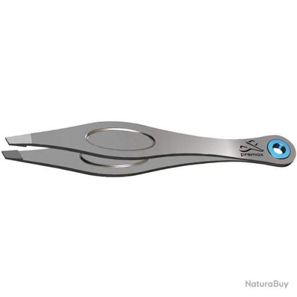 Pince � Epiler Premax Ring Lock Sabl�e - Longueur 100mm Biais - Biais