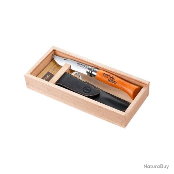 Coffret Couteau Opinel Plumier Carbone n�08 H�tre - Lame 85mm Default